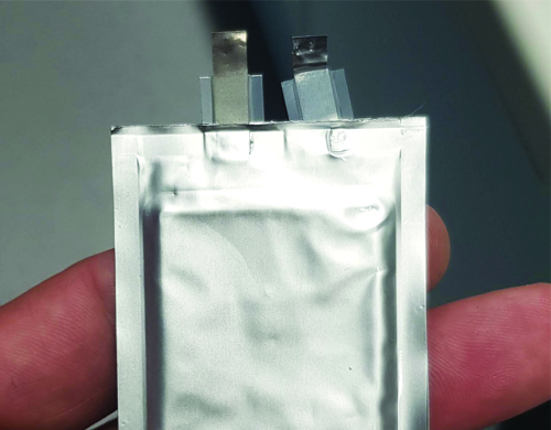 Image of biochar battery prototype